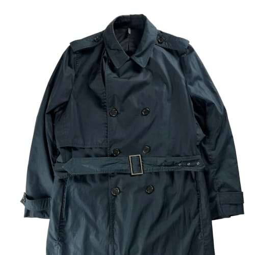 Dior Kris Van Assche Navy Light Trench Coat SS 2010 - M