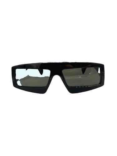 GG0358S Black Square Sunglasses