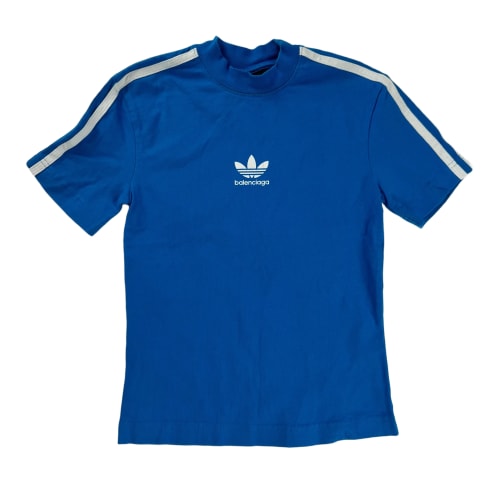 Balenciaga Sample Blue Crop Fit Tee SS 2022 - XS