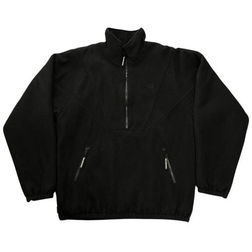BALENCIAGA 2022AW Sherpa Half-Zip Heavy Fleece Jacket