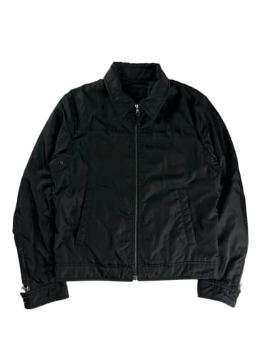 Prada Essential Black Work Trucker Jacket 2000s - L