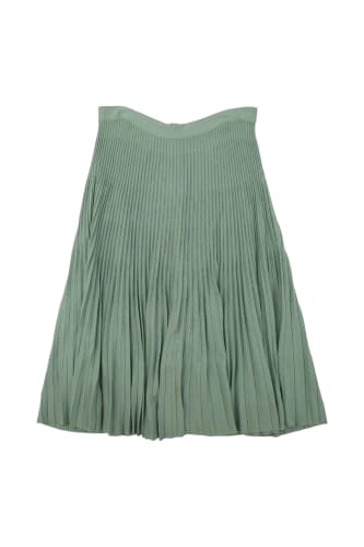 by Phoebe Philo Green Pleated Skirt