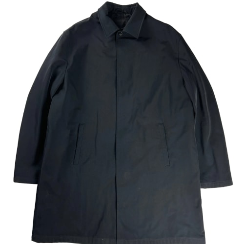 Prada Inside Quilted Marine Nylon Overcoat FW 1998 - XL