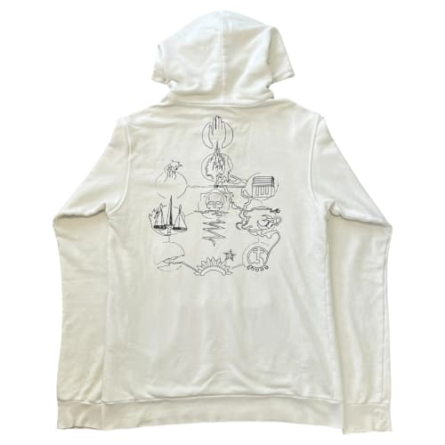RAF SIMONS 2004SS MAY THE CIRCLE BE UNBROKEN BUTTON UP HOODIE