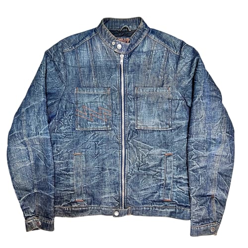 W＆LT WALTER VAN BEIRENDONCK PADDED DENIM JACKET