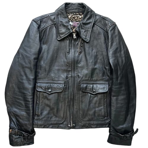 Phenomenon beyond description 2000s buffalo leather jacket