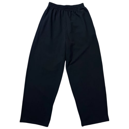 BALENCIAGA 2025SS GARDE-ROBE Oversized Cotton Sweat Wide Pants