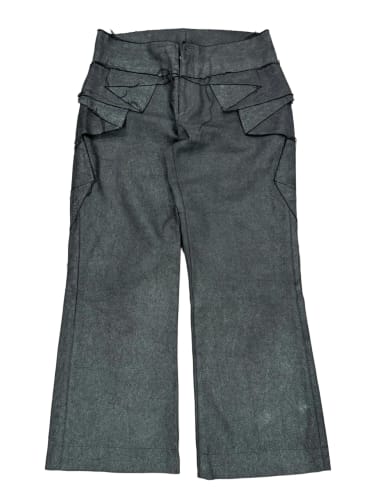 Issey Miyake paneled coated pants