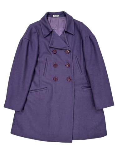 2008 Miu Miu double breasted wool coat