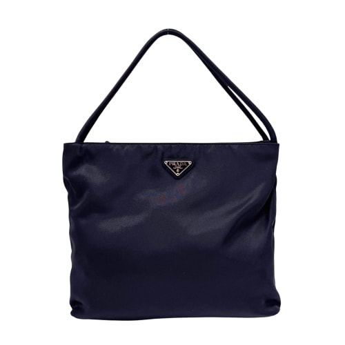 Tessuto Nylon Black Tote Bag