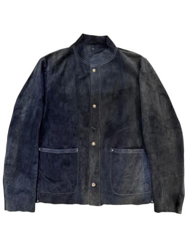 2000s Maison Margiela artisanal leather jacket