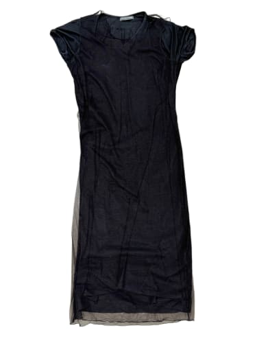 2008 Alexander McQueen double layer dress