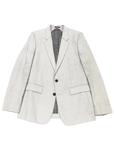 2013 Maison Margiela cracked painted tailored suit set