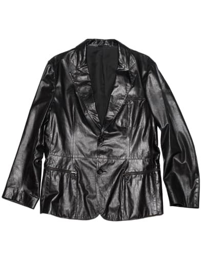 Jil Sander by Raf Simons Leather Blazer