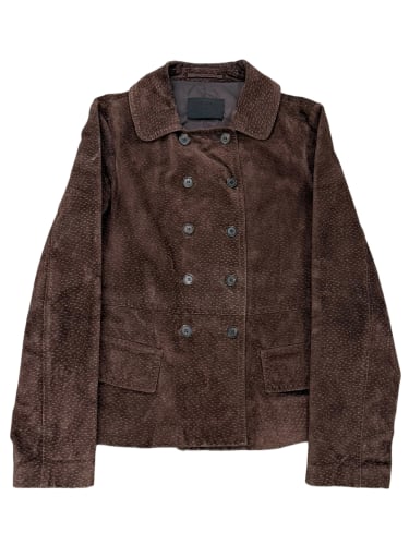 2000s Prada leather jacket