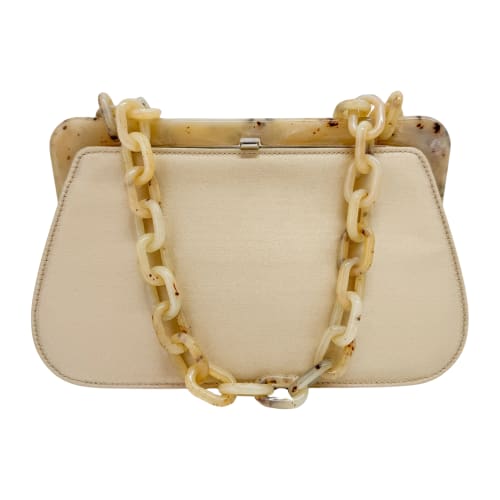 Mini Frame Gold Resin Chain Shoulder Bag