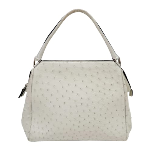 White Leather Handbag