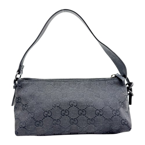 GG Canvas Black Pouch Bag
