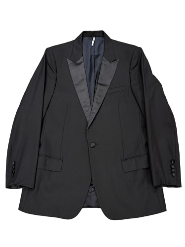 2013 Dior Homme silk shawl-lapels tuxedo blazer jacket