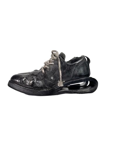 Grey Prosthetic U-Sole Derby - 37