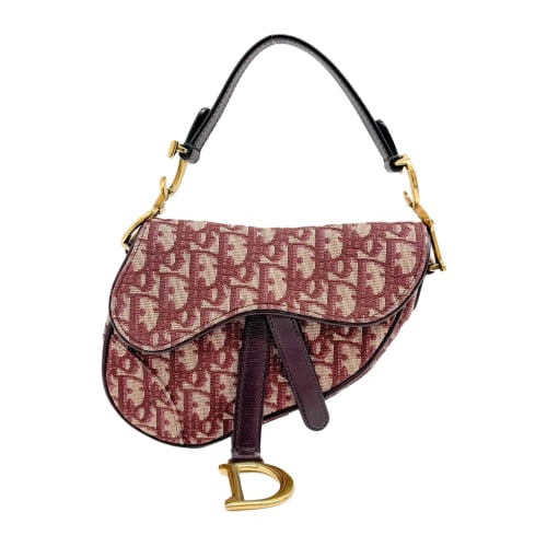 Mini Saddle Red Trotter Canvas Hand Bag