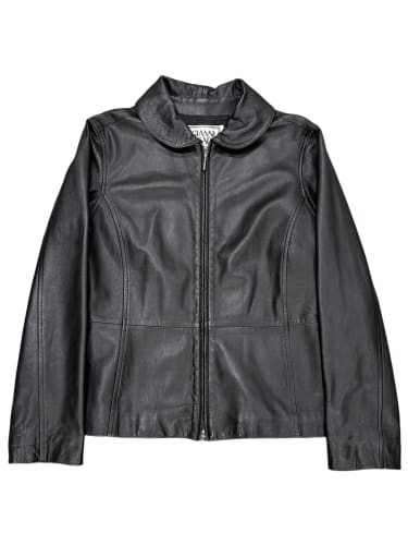 1990s Gianni Versace leather zip jacket