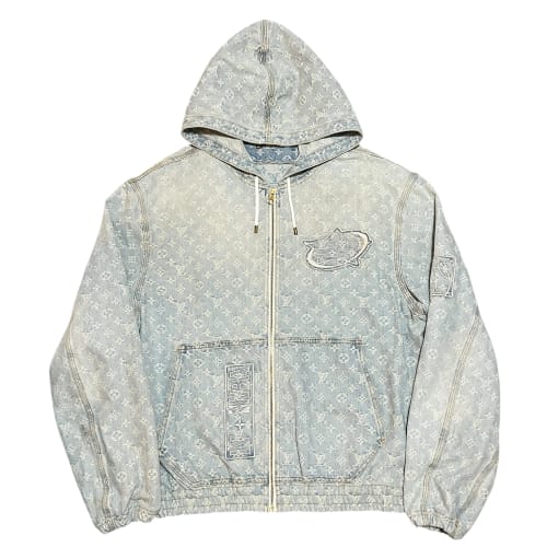 LOUIS VUITTON 2021AW × NBA Monogram Denim Hooded Jacket