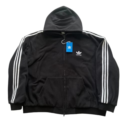 BALENCIAGA × adidas 2023SS OVER SIZED FLEECE HOODIE PARKA