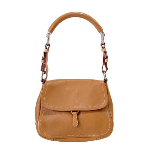 Small Brown Leather Shoulder Bag