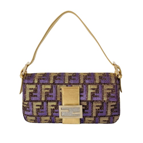 Baguette Multi-colour Zucca Coated Canvas Bag