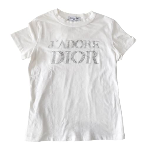 J'adore Dior Rhinestone Crystal Logo Top