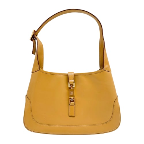 Brown Leather Jackie Shoulder Bag