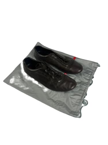 Prada Linea Rossa Brown Leather Low Trainers FW 1999 - 43 EU