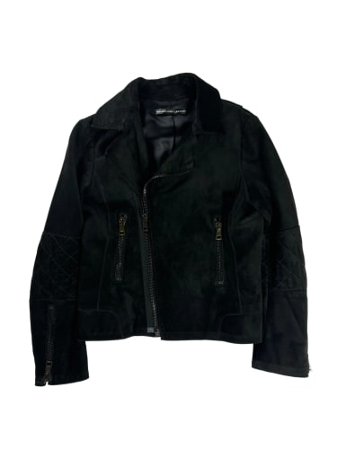 Balenciaga Dark Leather Perfecto Biker Jacket SS 2008 - S