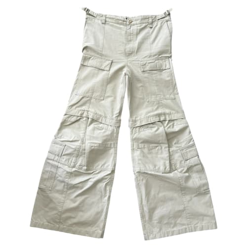 BALENCIAGA 2023AW Flared Convertible Zip-Off Cargo Pants