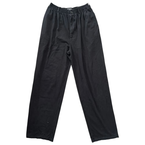BALENCIAGA 2021 Cotton Loose Fit Trousers Pants