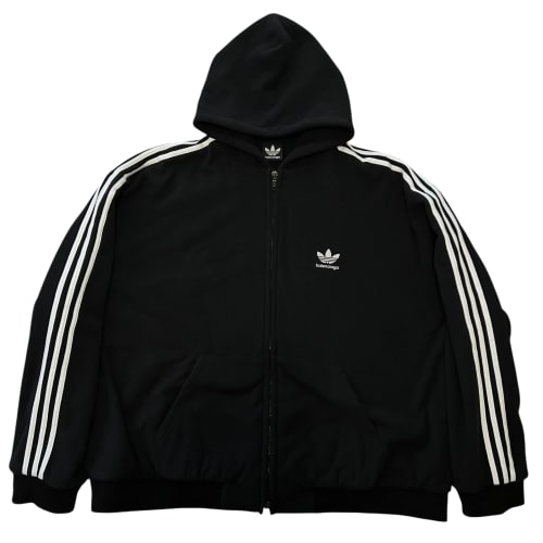BALENCIAGA × adidas 2023SS OVER SIZED FLEECE HOODIE PARKA