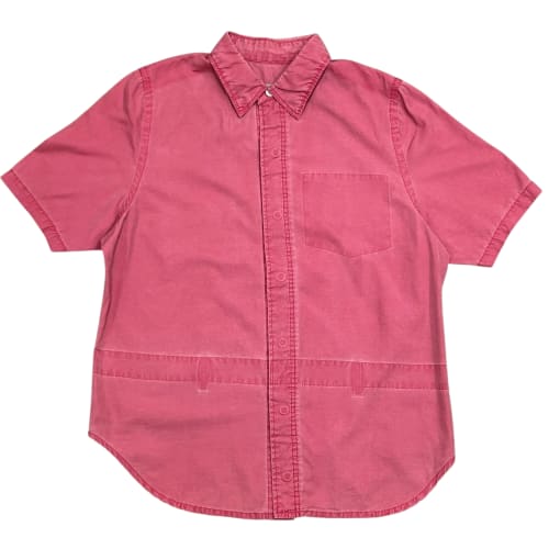 UNDERCOVER 1999SS "RELIEF" Over-Dyed Short Sleeve Shirt