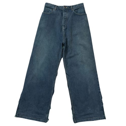 BALENCIAGA 2023SS Hybrid Buggy Pants – Denim × Sweatpants