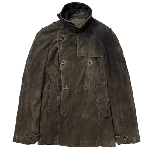 HELMUT LANG 2004AW Suede Leather Coat Jacket