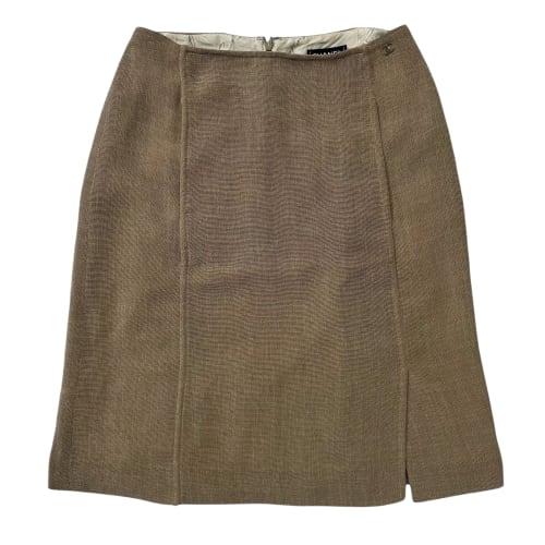 CHANEL Logo Charm Skirt