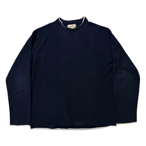 HERMES Heavy Cotton × Cashmere Knit Top