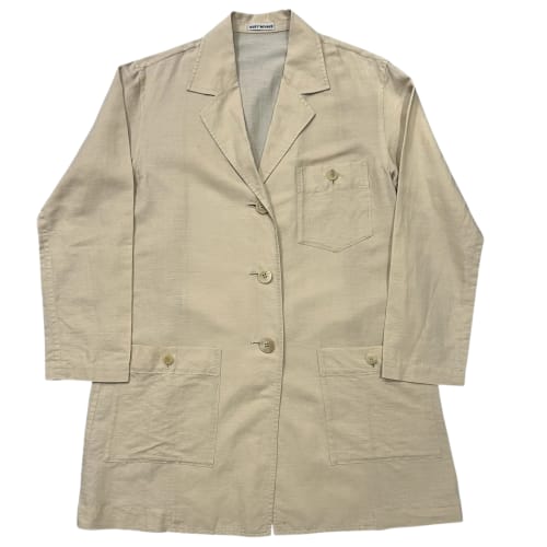 ISSEY MIYAKE 1996SS Linen Workwear Lab Coat