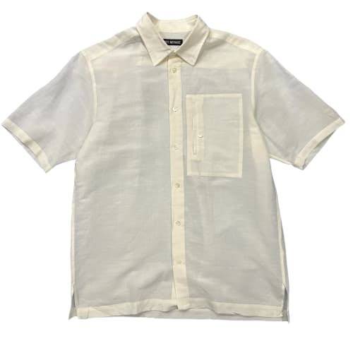 ISSEY MIYAKE 2001SS Translucent Sheer Short Sleeve Shirts