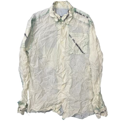 KANGHYUK 2020 COLLECTION 7 Crinkled Nylon Airbag Shirt