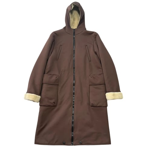 MIU MIU 1999FW Mouton Hooded Coat