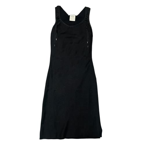Christian Dior × John Galliano Lace-up Detail Sleeveless Dress