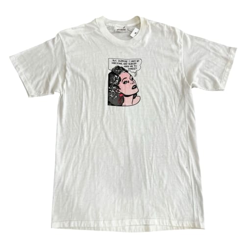 Vintage Pop Art Asks me to Dance T-Shirt SZ L