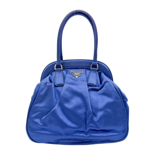 Sapphire Satin Hand Bag