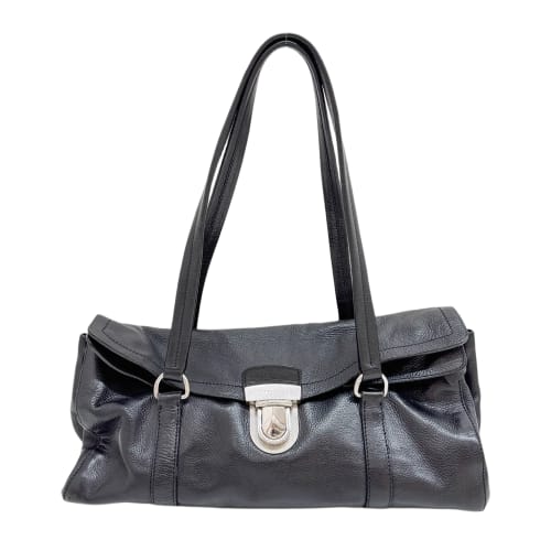 Black Leather Shoulder Bag